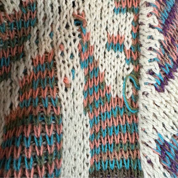 Soft Surroundings Loveland Jacquard Cardigan Sweater Size S - Picture 6 of 8